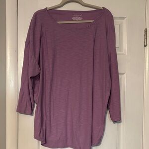 Westbound Women's Long Sleeve Top in Lavender